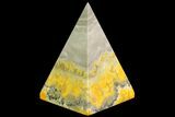 Polished Bumblebee Jasper Pyramid - Indonesia #115003-1